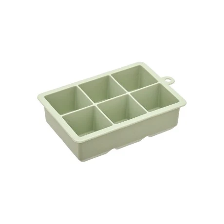 ICE-CUBE TRAY SILICONE 6 CASES MINT