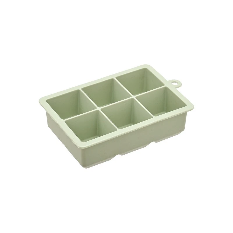 ICE-CUBE TRAY SILICONE 6 CASES MINT