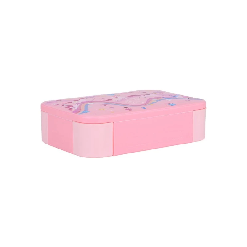 KIDS LUNCH BOX SAVE THE AEGEAN 900ml WITH 2 DETACHABLE COMPARTMENTS RAINBOW DREAMS