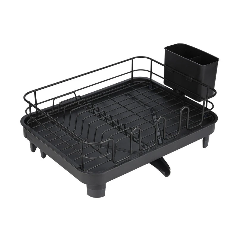 DISH RACK EXTENADABLE METALLIC BLACK