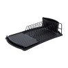 DISH RACK STUDIO METALLIC 47x26cm BLACK