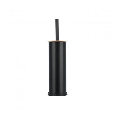 TOILET BRUSH BAMBOO ESSENTIALS METALLIC BLACK