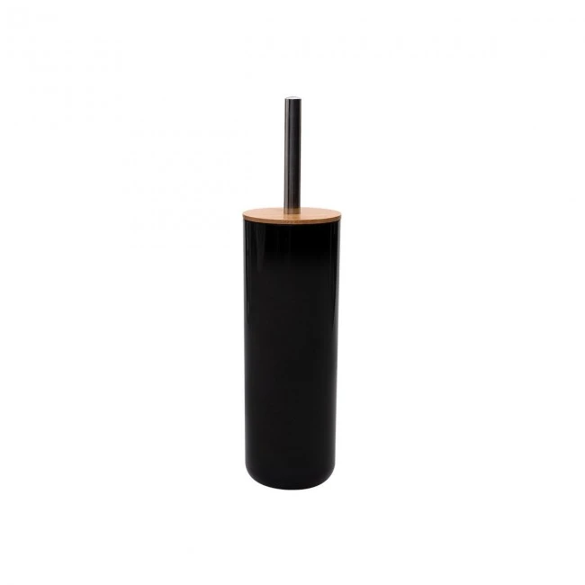 TOILET BRUSH BAMBOO PLASTIC 26cm BLACK