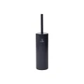 TOILET BRUSH DITA STAINLESS STEEL WITH PLASTIC CONTAINER 23cm MATTE GREY