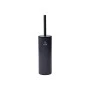 TOILET BRUSH DITA STAINLESS STEEL WITH PLASTIC CONTAINER 23cm MATTE GREY