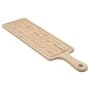 SERVING PLATE BAMBOO LASER DEISGN 44x12cm