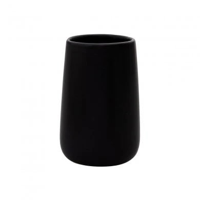 TOOTHBRUSH HOLDER BAMBOO DOLOMITE BLACK