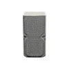 TOOTHBRUSH HOLDER FENG SHUI CERAMIC GREY