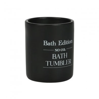 TOOTHBRUSH HOLDER MYST STONEWARE BLACK