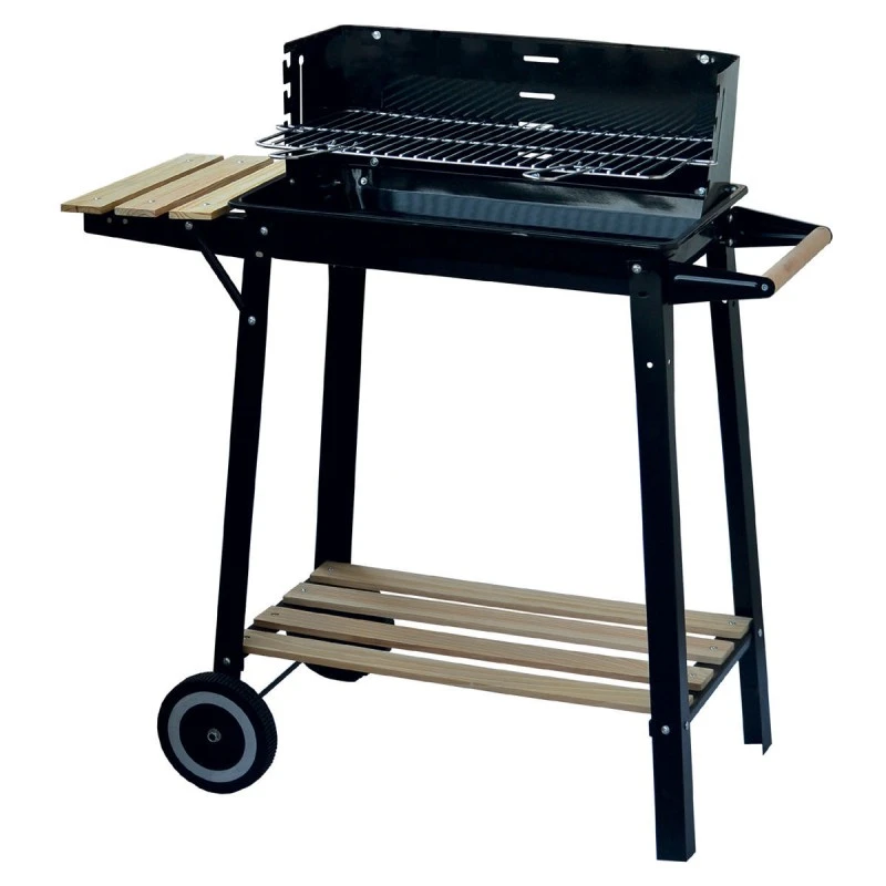 BBQ GRILL TWIN  WITH TRANSPORTATION WHEELS