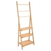 FLOOR STORAGE SHELF BAMBOO ESSENTIALS 3 TIERS NATURAL COLOR