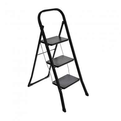 STEP LADDER NEO BLACK WITH 3 STEPS 46x71x105cm