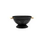 ESTIA ΣΟΥΡΩΤΗΡΙ ΖΥΜΑΡΙΚΩΝ BAMBOO ESSENTIALS ΜΕΤΑΛΛΙΚΟ ΜΕ ΛΑΒΕΣ 24x24x13.7cm ΜΑΥΡΟ