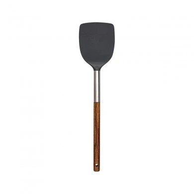 SPATULA PBT 35cm WITH WOODEN HANDLE