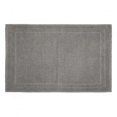 BATHROOM MAT FJORD 100% COTTON 50x80cm DOVE GREY