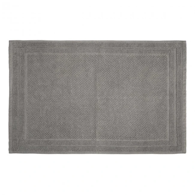 BATHROOM MAT FJORD 100% COTTON 50x80cm DOVE GREY