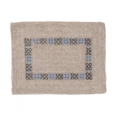 BATHROOM MAT NATIVE COTTON 60x40cm