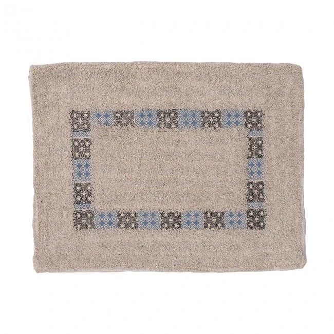 BATHROOM MAT NATIVE COTTON 60x40cm