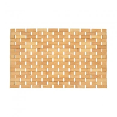 BATHROOM MAT BAMBOO ESSENTIALS NON-SLIP 38x60cm
