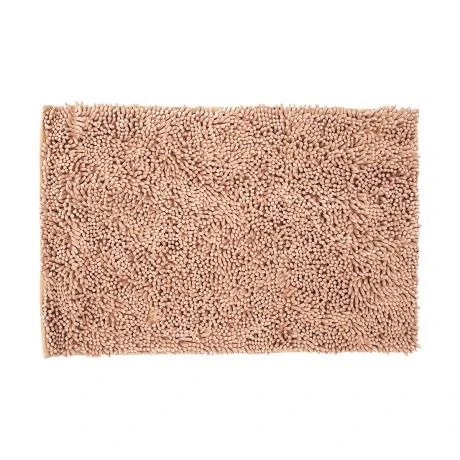 BATHROOM MAT VELVET NON-SLIP 80x50cm BEIGE