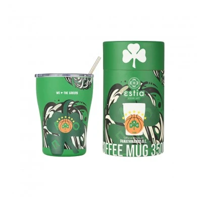 INSULATED COFFEE MUG PANATHINAIKOS BC EDITION WE THE GREENS 350ml