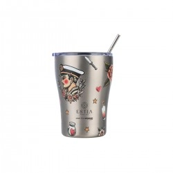 ESTIA ΘΕΡΜΟΣ COFFEE MUG SAVE THE AEGEAN 350ml OLD SCHOOL INK