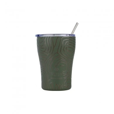 INSULATED COFFEE MUG SAVE THE AEGEAN 350ml OLIVE FLOW