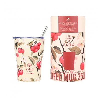 INSULATED COFFEE MUG SAVE THE AEGEAN 350ml SAKURA WHISPER