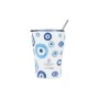 INSULATED COFFEE MUG SAVE THE AEGEAN 350ml SPIRIT OF LUCK