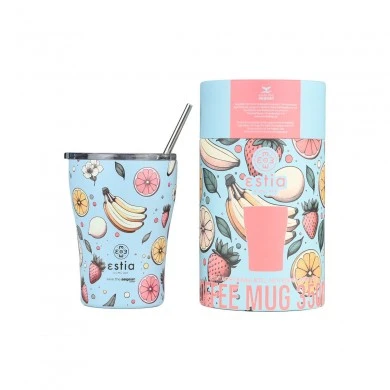 INSULATED COFFEE MUG SAVE THE AEGEAN 350ml SUBDUED HARVEST