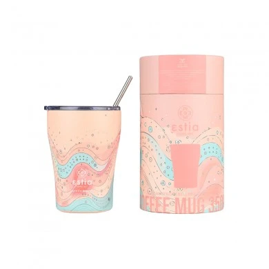 INSULATED COFFEE MUG SAVE THE AEGEAN 350ml WHIMSY WONDERS