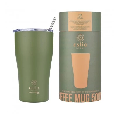 INSULATED COFFEE MUG SAVE THE AEGEAN 500ml FOREST SPIRIT