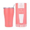 ESTIA ΘΕΡΜΟΣ COFFEE MUG SAVE THE AEGEAN 500ml FUSION CORAL