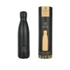 INSULATED BOTTLE FLASK LITE SAVE THE AEGEAN 500ml MIDNIGHT BLACK