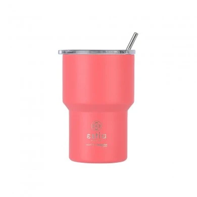 INSULATED MUG LITE SAVE THE AEGEAN 400ml FUSION CORAL