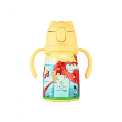 INSULATED KIDS BOTTLE BUBBLE BOTTLE SAVE THE AEGEAN 300ml FORTRESS DRAGON