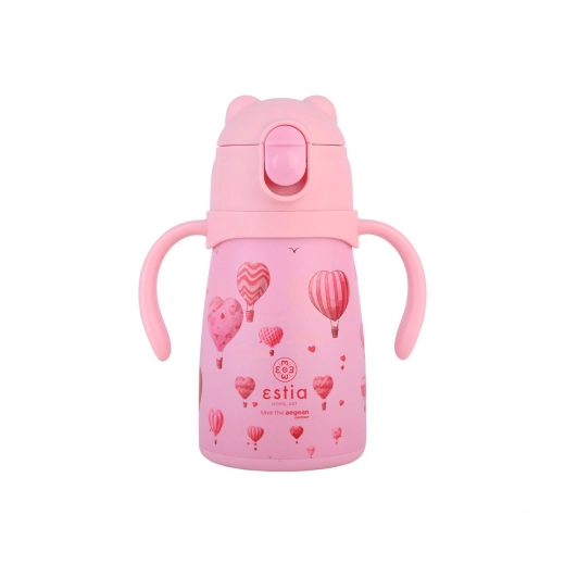 ESTIA ΘΕΡΜΟΣ ΠΑΙΔΙΚΟ BUBBLE BOTTLE SAVE THE AEGEAN 300ml LOVE ASCEND