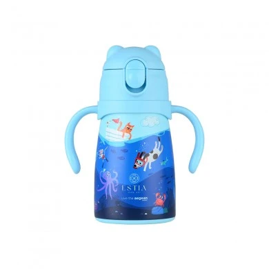 INSULATED KIDS BOTTLE BUBBLE BOTTLE SAVE THE AEGEAN 300ml OCEAN PLAY