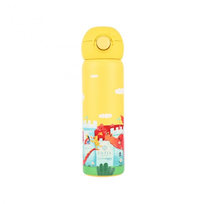 INSULATED KIDS BOTTLE WONDER BOTTLE SAVE THE AEGEAN 500ml FORTRESS DRAGON