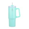 INSULATED STRAW TUMBLER XL SAVE THE AEGEAN 900ml BERMUDA GREEN
