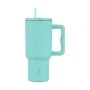 INSULATED STRAW TUMBLER XL SAVE THE AEGEAN 900ml BERMUDA GREEN