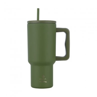 INSULATED STRAW TUMBLER XL SAVE THE AEGEAN 900ml FOREST SPIRIT