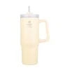 INSULATED STRAW TUMBLER XL SAVE THE AEGEAN 900ml LILY WHITE