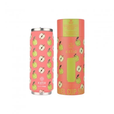 INSULATED BOTTLE TRAVEL CUP SAVE THE AEGEAN 500ml APPLE ODYSSEY