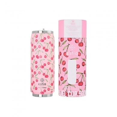 INSULATED TRAVEL CUP SAVE THE AEGEAN 500ml CHERRY ROSE