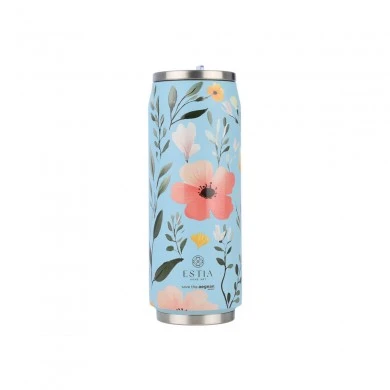 INSULATED BOTTLE TRAVEL CUP SAVE THE AEGEAN 500ml SKY GARDEN