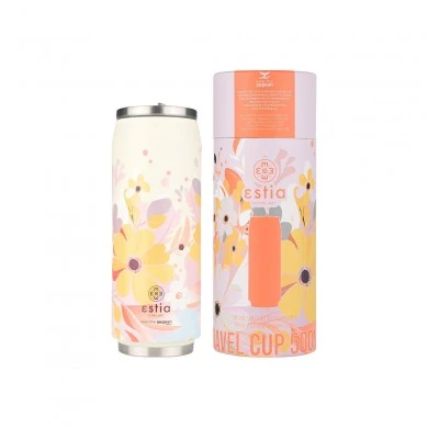 INSULATED BOTTLE TRAVEL CUP SAVE THE AEGEAN 500ml SPRING SONATA