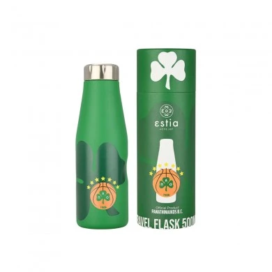 INSULATED BOTTLE TRAVEL FLASK PANATHINAIKOS BC EDITION 500ml