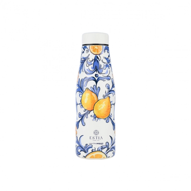 ESTIA ΘΕΡΜΟΣ TRAVEL FLASK SAVE THE AEGEAN 500ml AMALFI COAST
