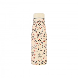 ESTIA ΘΕΡΜΟΣ TRAVEL FLASK SAVE THE AEGEAN 500ml BLOOM  BEIGE